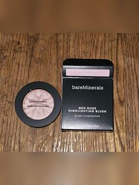 bareMinerals Gen Nude Highlighting Blush - Rose Glow 0.11oz BNIB